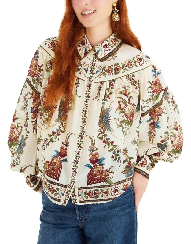 Majestic Hearts Blouse