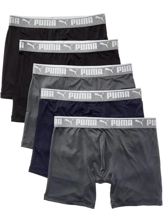Set Of 5 Mesh Boxer Briefs