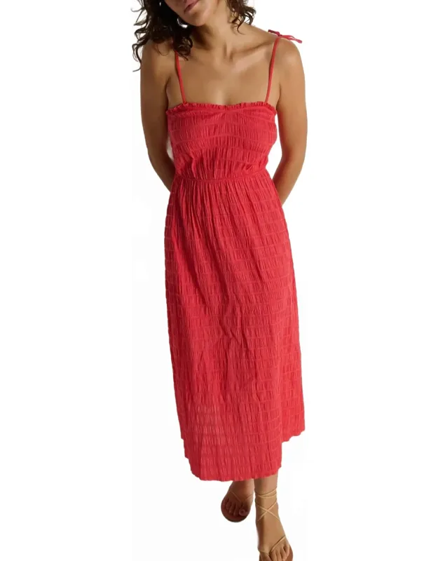 Madeline Tie Midi Dress