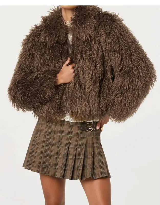 Faux Fur Jacket