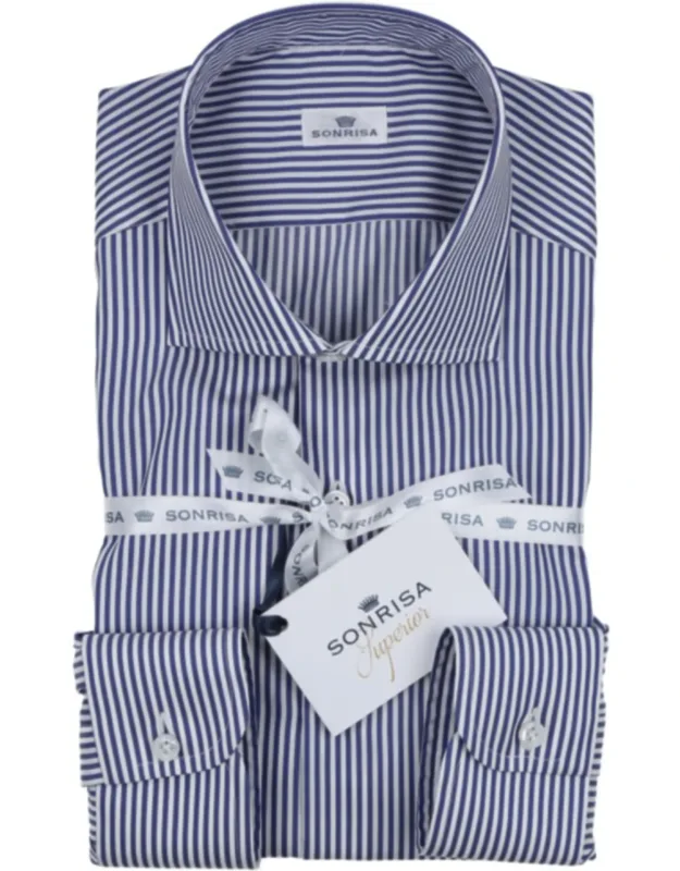 Striped Cotton Casual Shirt