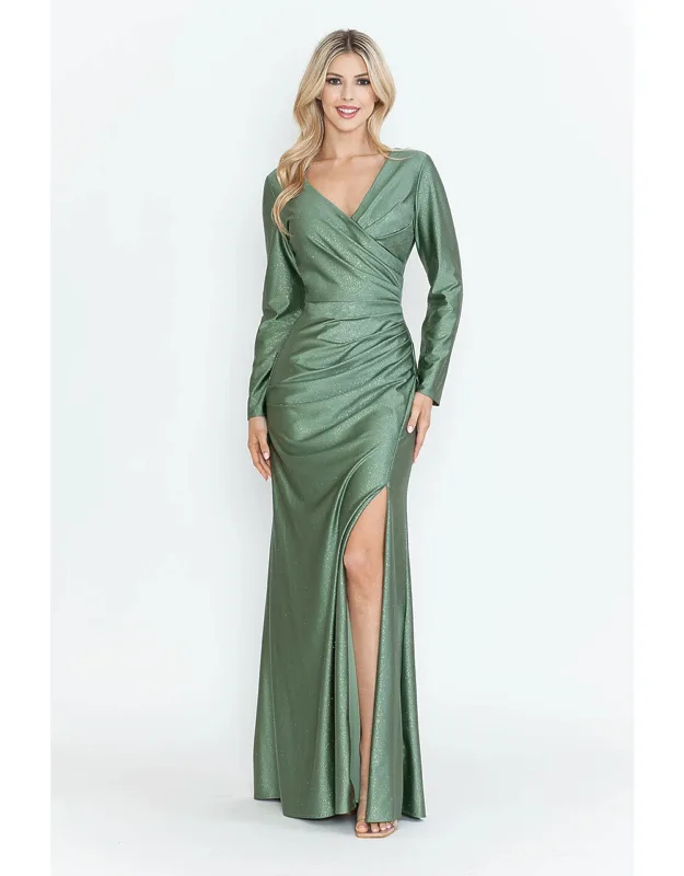 Mother Of The Bride Dress V-neck Long Formal Gown