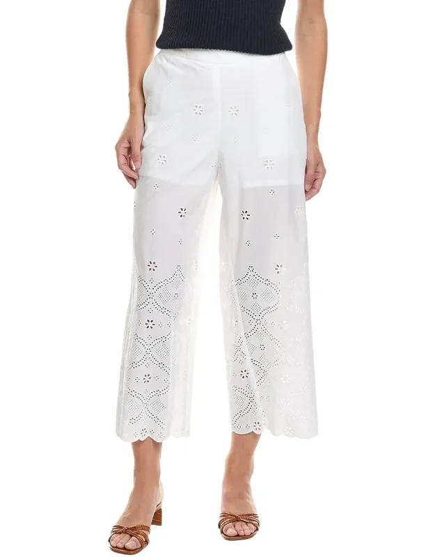 Eyelet Pants