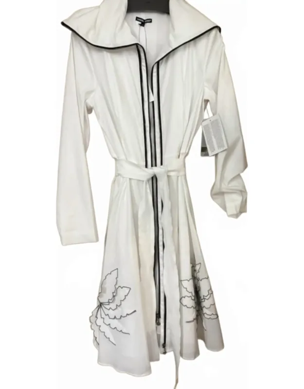 Long Sleeve Trench Coat Dress