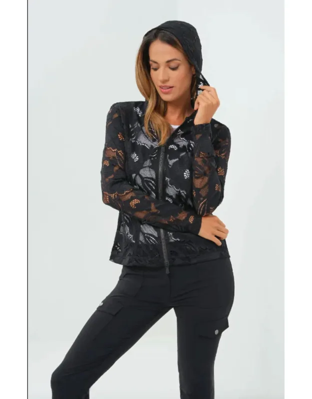 Lac Bree Full Zip Sheer Jacket