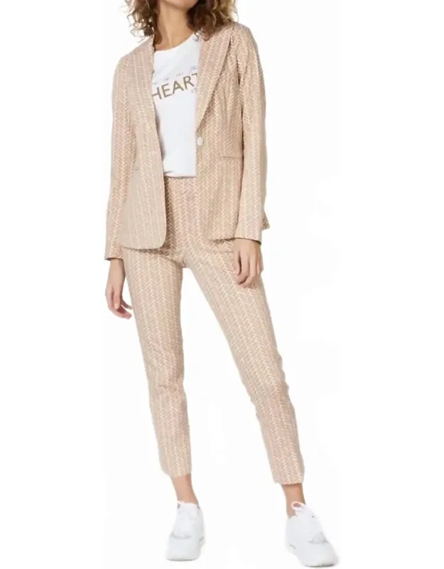 Sienna Stretch Block Blazer