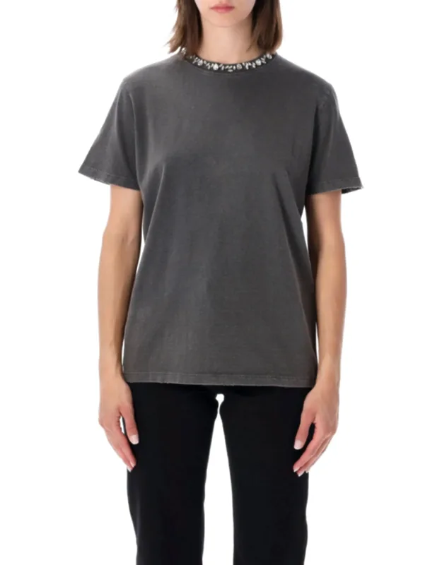 Strass Collar T-shirt