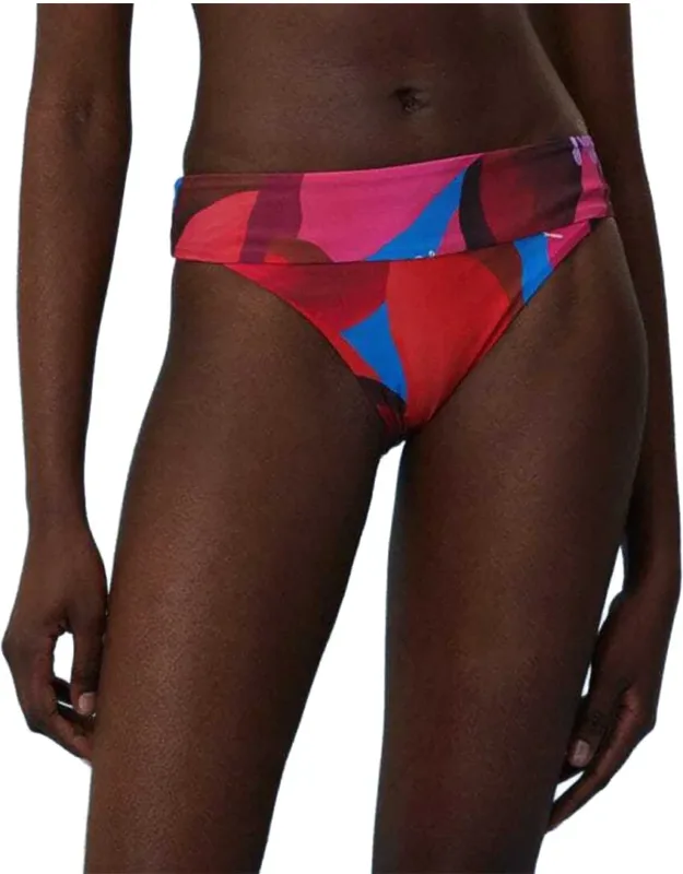 Watercolor Floral Full Cut Bikini Bottom