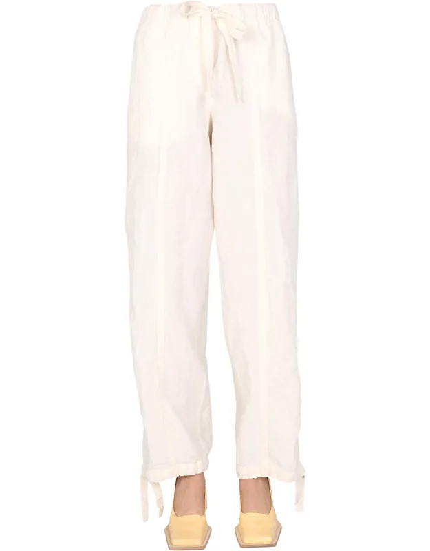Trousers With Drawstring And Low Crotch
