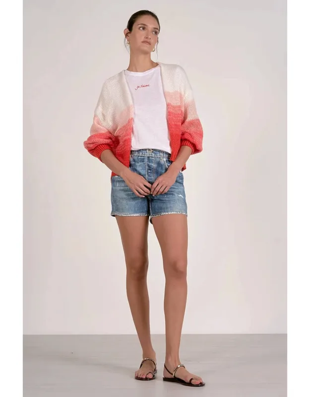 Loose Knit Cardigan Sweater