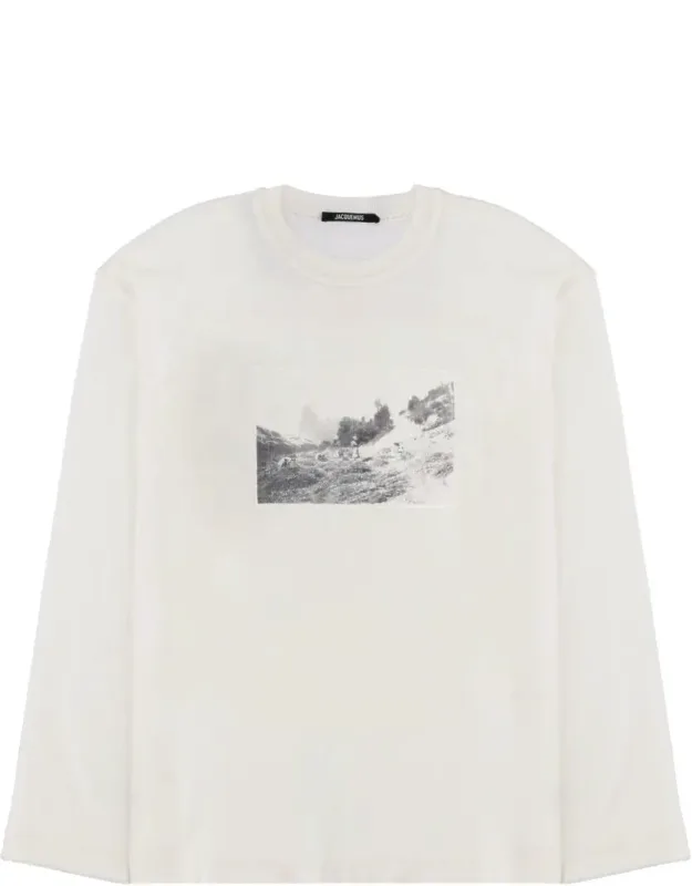 Photographic Print Cotton T-shirt