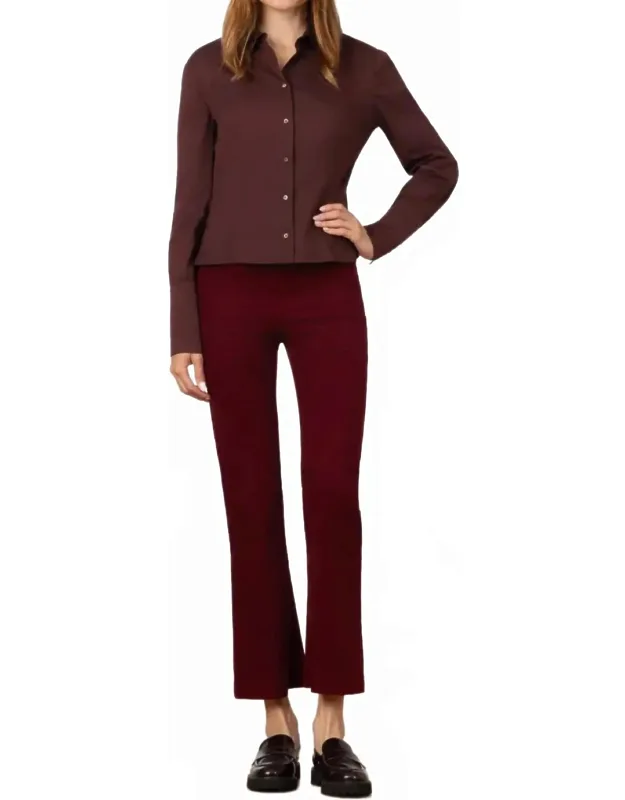 Cropped Flare Pants