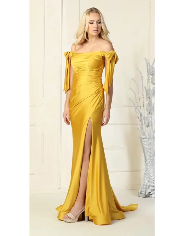 Evening Dress Off The Shoulder Trumpet