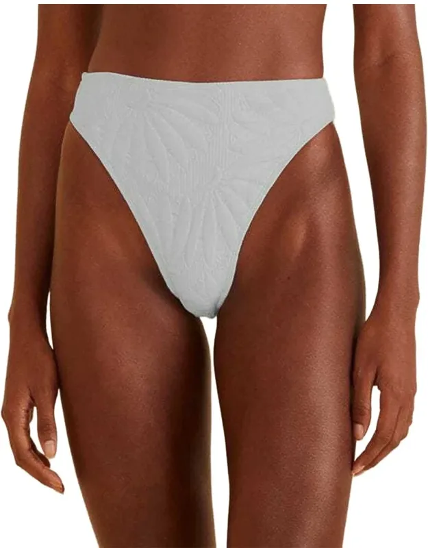 Off White Banana Matelassé Bikini Bottom