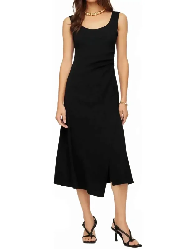 Side-pleat Dress
