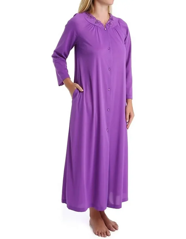 Long Sleeve Button Down Robe