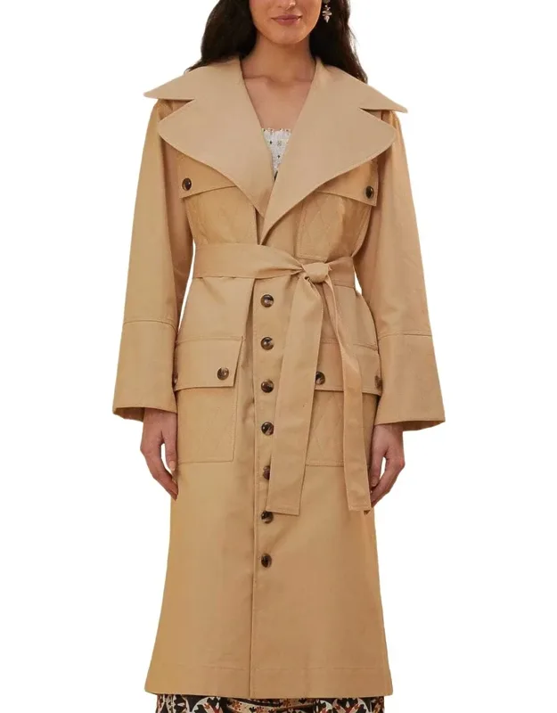 Pockets Trench Coat