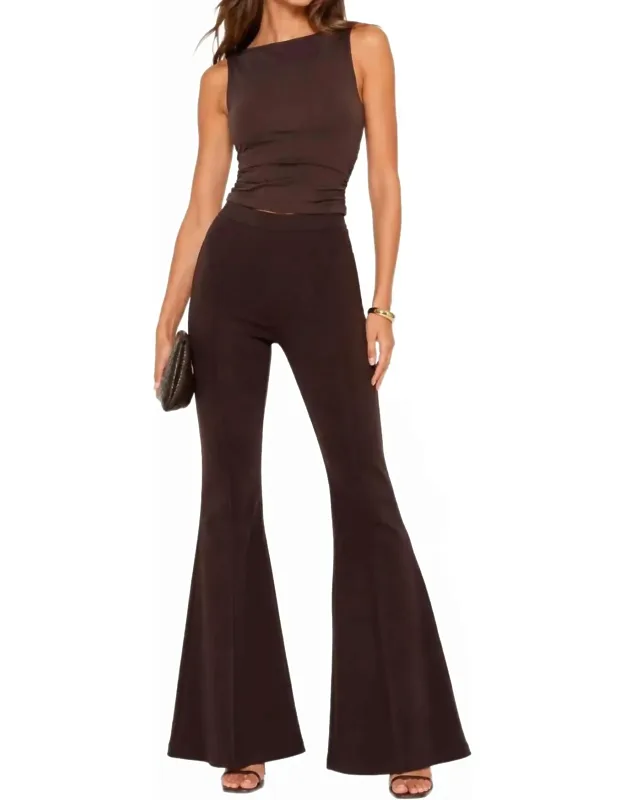 High-waisted Flare Pants