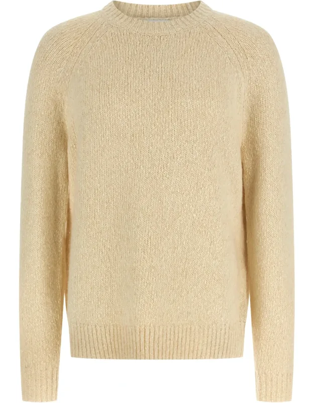 Cotton Cardigan With Lightly Brushed Wool And Alpaca Blend
