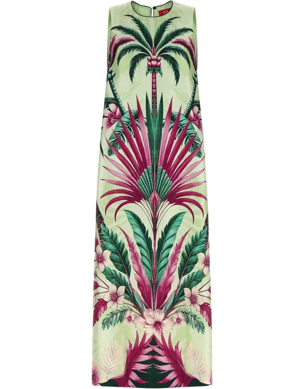 Silk Long Dress
