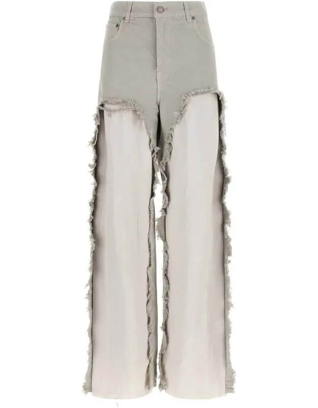 Cotton Flare Jeans
