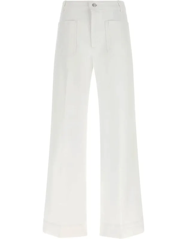 Cotton Flare Jeans