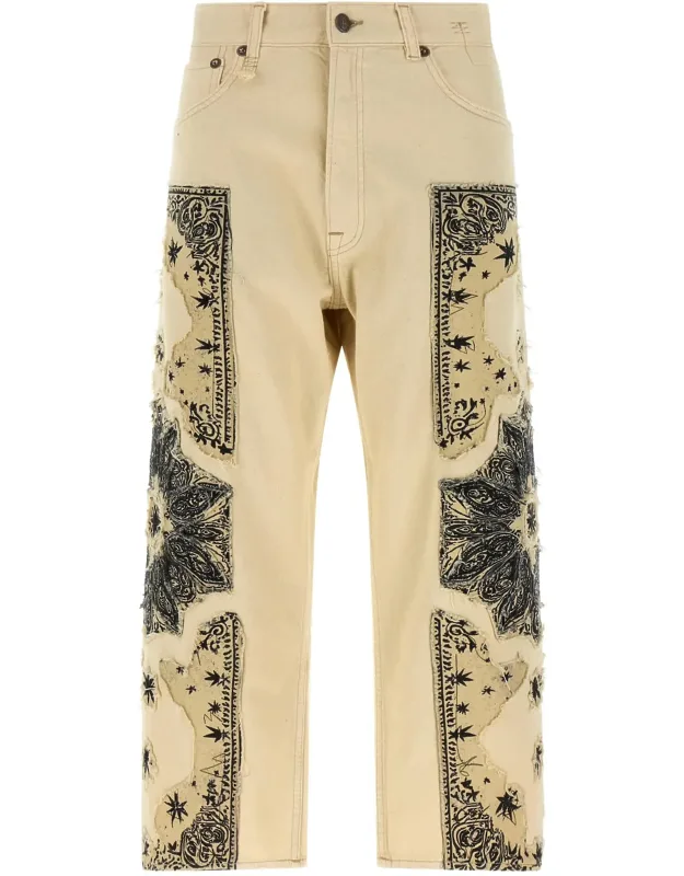 Cotton Straight-leg Jeans