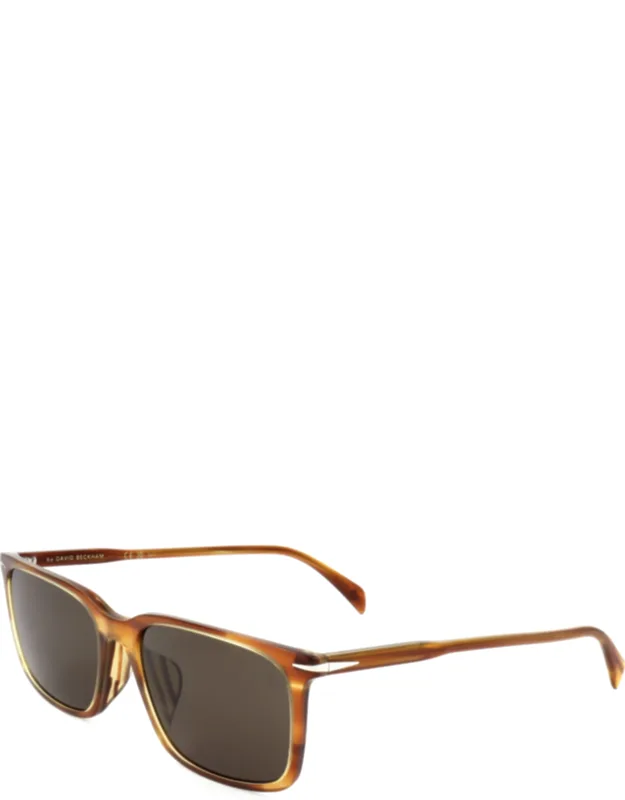 58mm Brown Horn Sunglasses