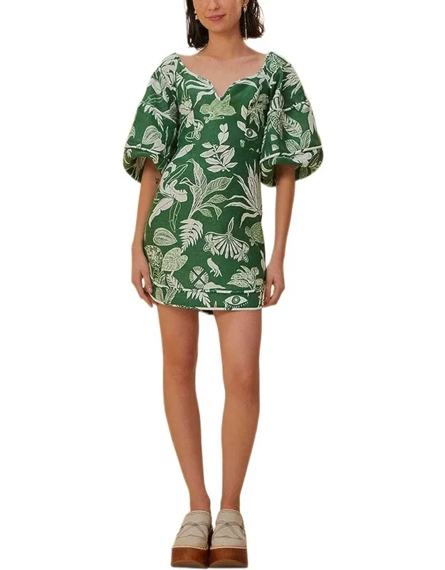 Mini Dress - Vibrant Prints And Flowing Cuts