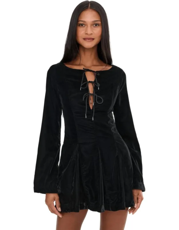 Linney Velvet Mini Dress
