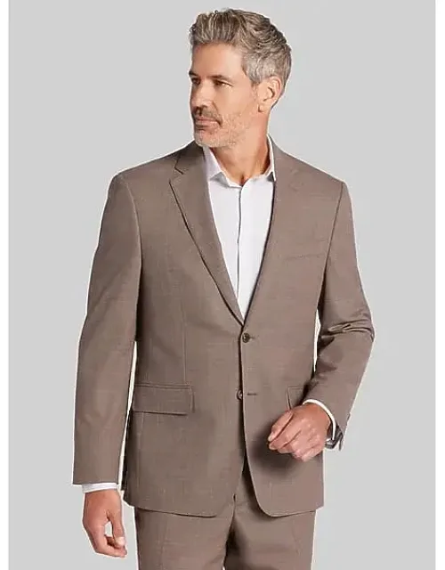 Classic Fit Windowpane Suit Jacket