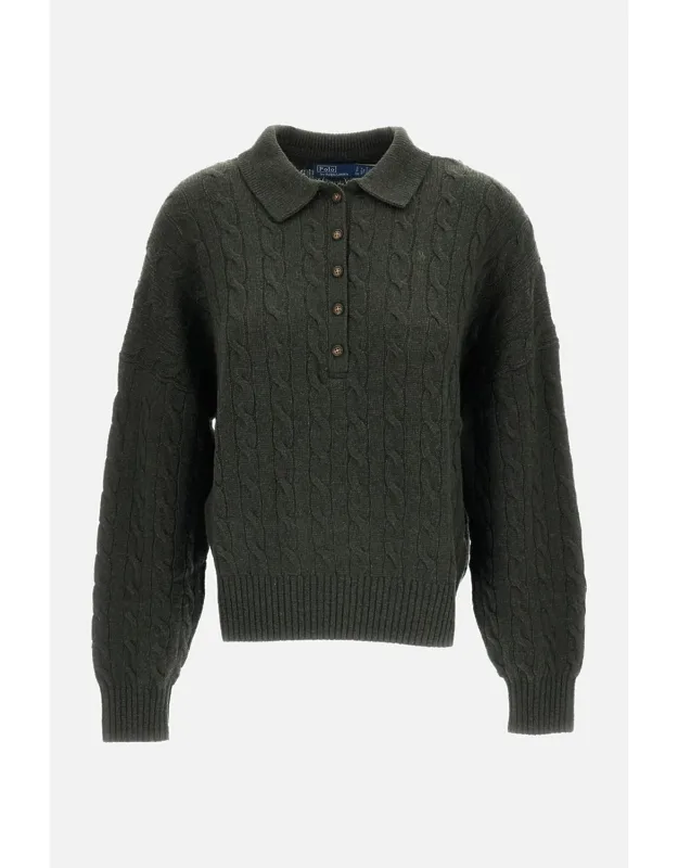 Shirt With Cable-knit And Relaxed Fit