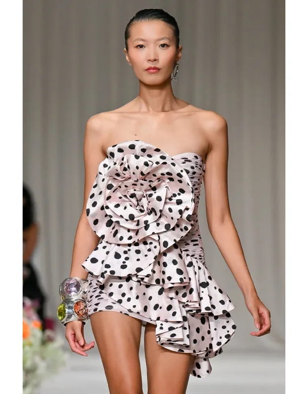 Peony Dots Mini Dress