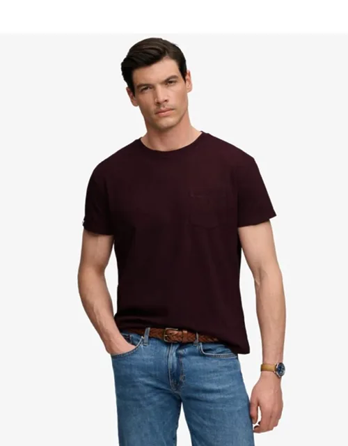 Classic Cotton Linen Pocket T-shirt