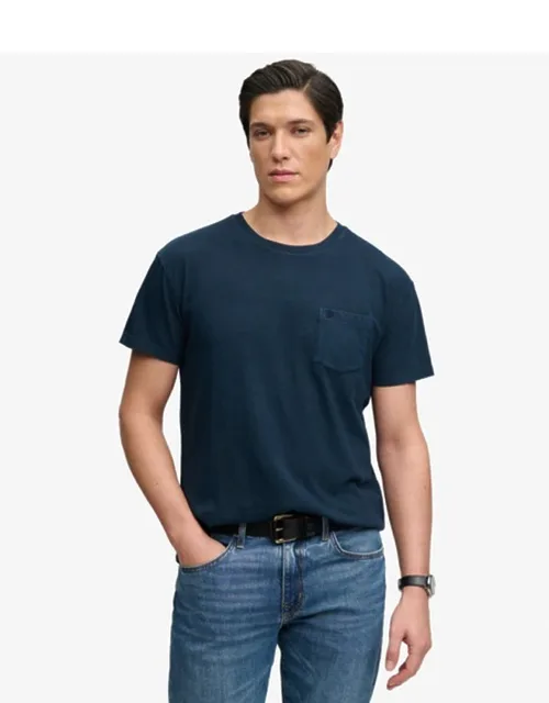 Classic Cotton Linen Pocket T-shirt