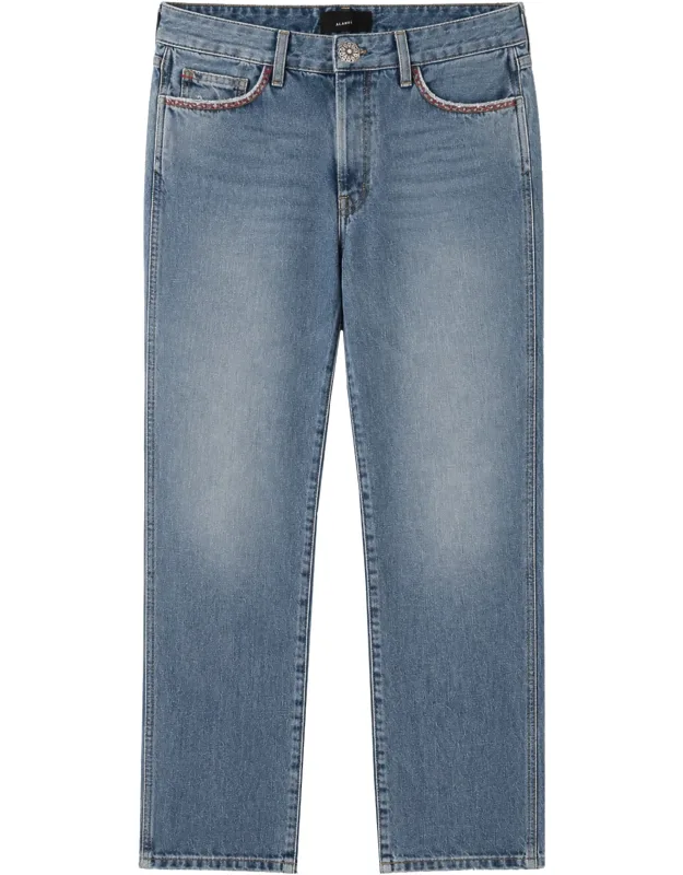 Jeans With Embroidery Detail