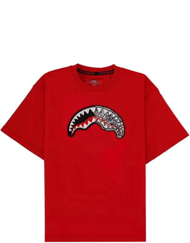 T-shirt With Shark Graphic