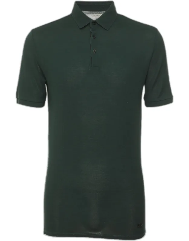 Stretch Cotton Polo T-shirt