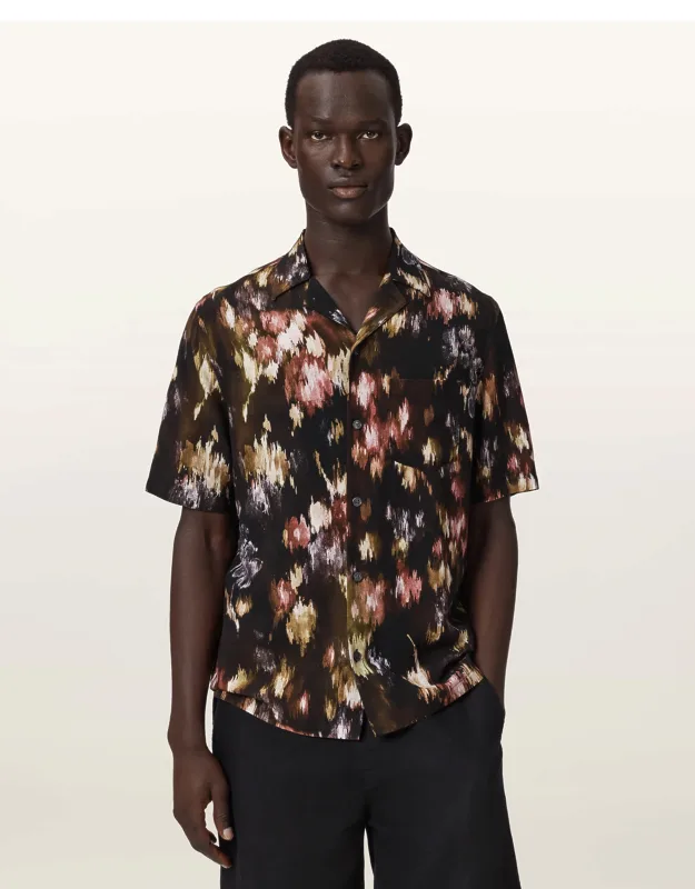 Wildflower Short Sleeve Floral Printed Shirt