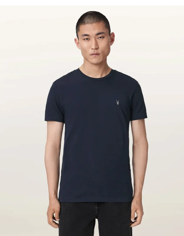 Tonic Crew Neck Slim Ramskull T-shirt With Pullover And Short Sleeve