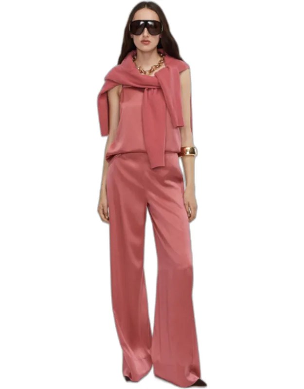 Silk Satin Trousers