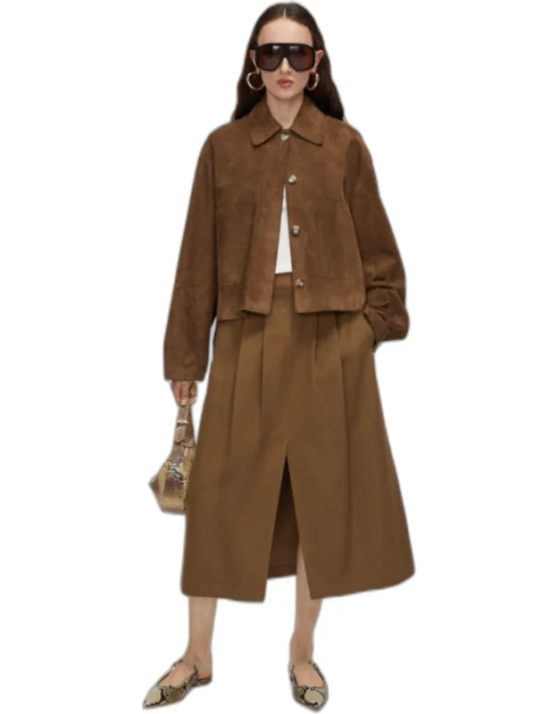 Kharis Cotton Twill Skirt