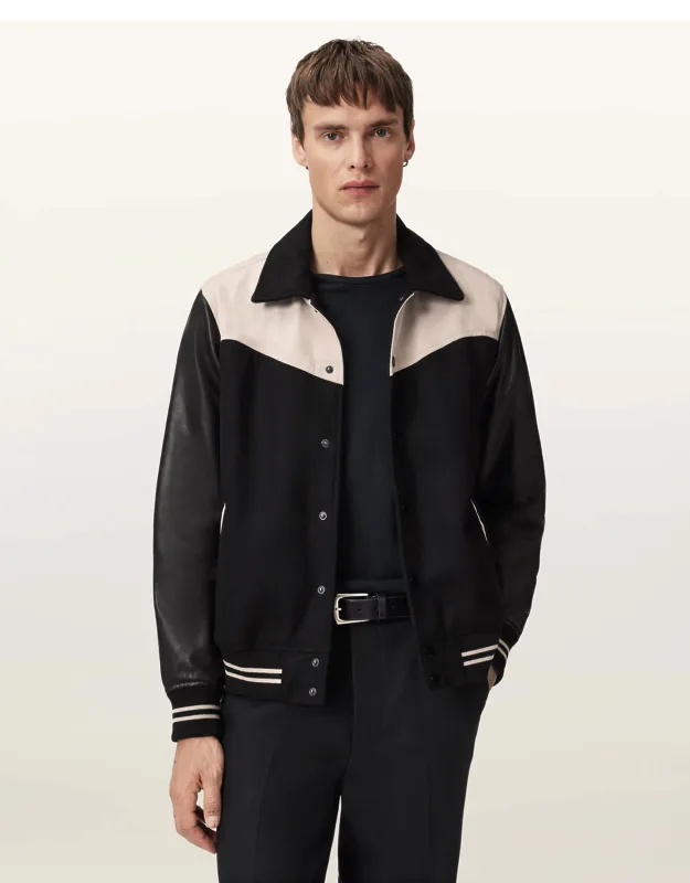 Endleton Leather Bomber Jacket