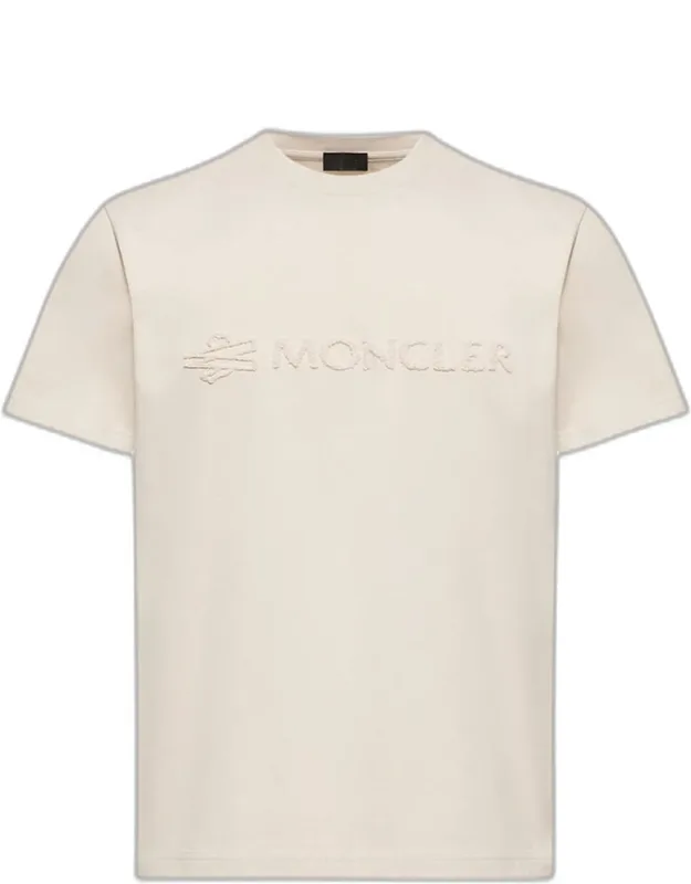Terry-effect Logo Cotton Jersey Crewneck T-shirt