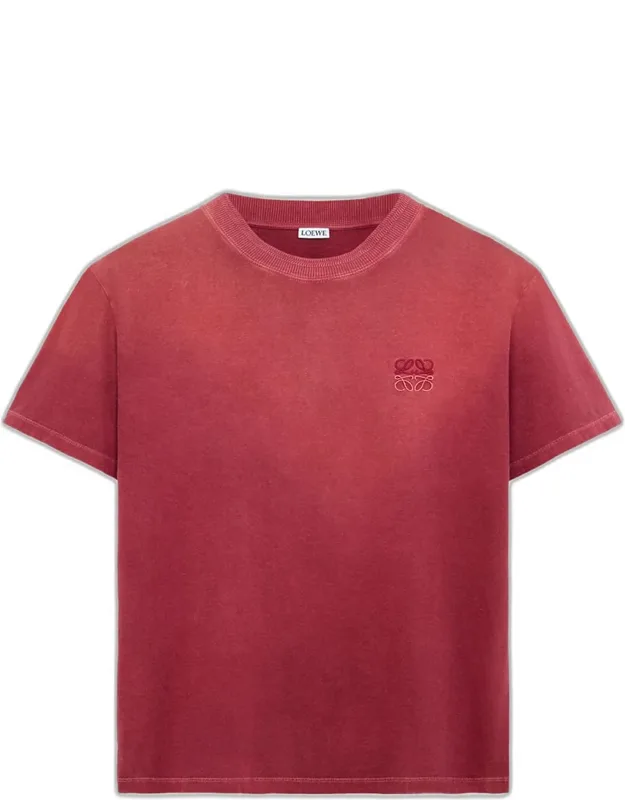Faded Degrade-anagram Crewneck T-shirt