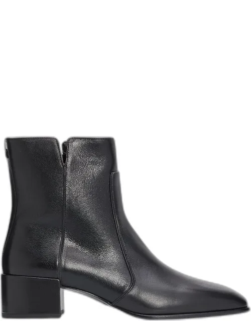 45mm Vintage Leather Ankle Boots