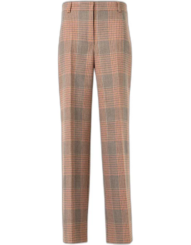 Chiaro Glen Check Heavy Wool Twill Pants