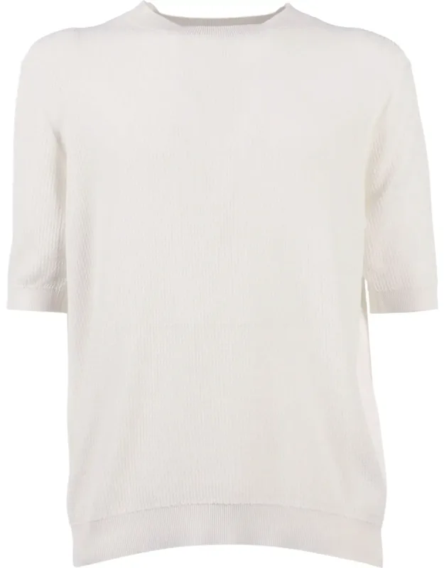 Cotton Short Sleeve Sweater