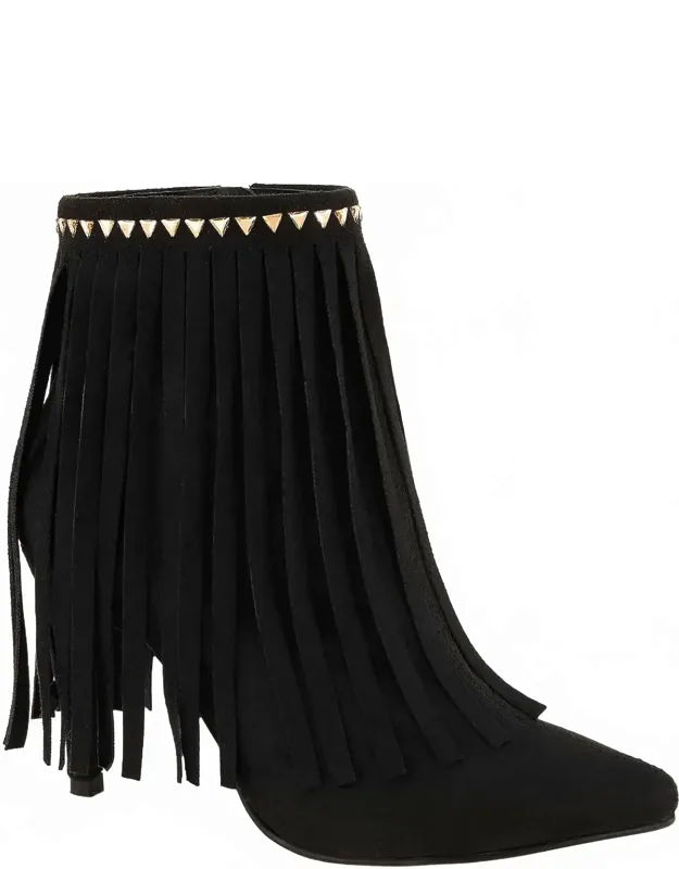 Fringe Detail Boots