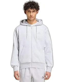 _adidas Essentials Fleece Pullover Hoodie With Drawcord Hood And Kangaroo Pocket_